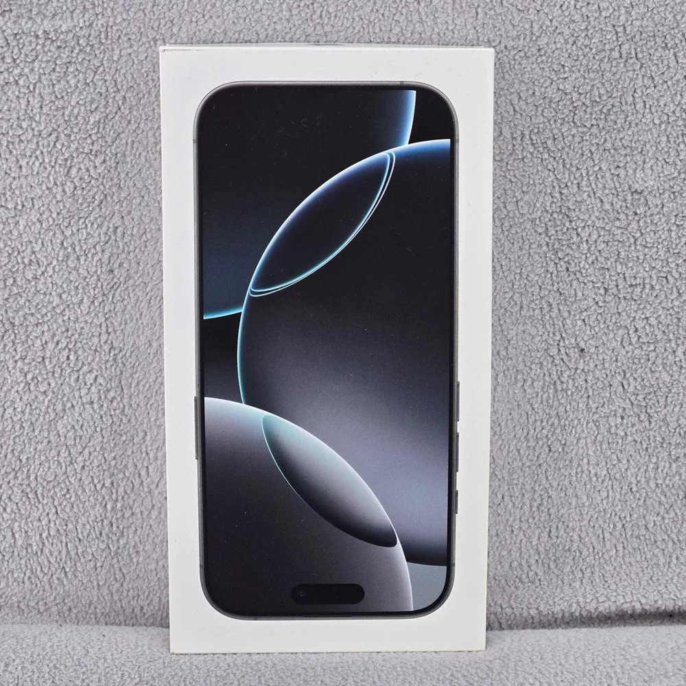 Apple iPhone 16 Pro 128GB White Titanium Empty Retail **Box Only** A3083